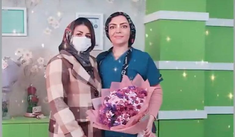 دیدار با خانم ضمیرانی و رضایت از درمان دکتر آرزو سعیدی