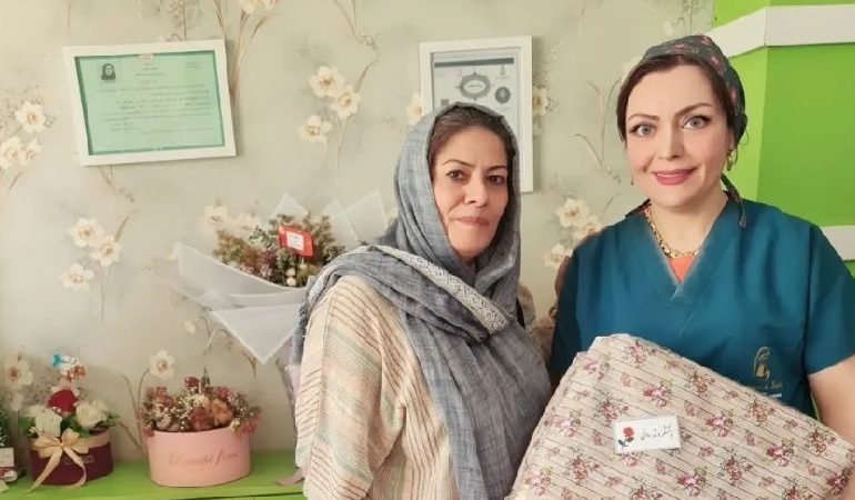 دیدار با خانم کاملی و رضایت از درمان